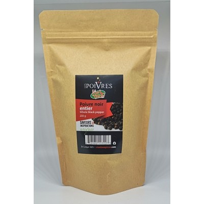 Whole black pepper 230g